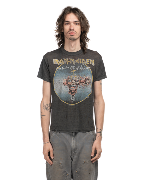 1980s Paper-Thin Iron Maiden Tee