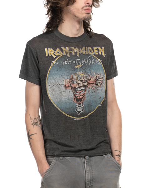 1980s Paper-Thin Iron Maiden Tee