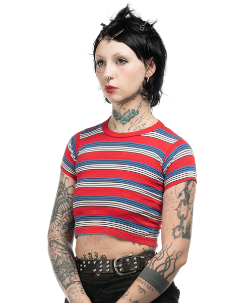1950s Striped QT Tee
