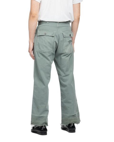 50's Sage Green Utility Trousers - 30" x 26"