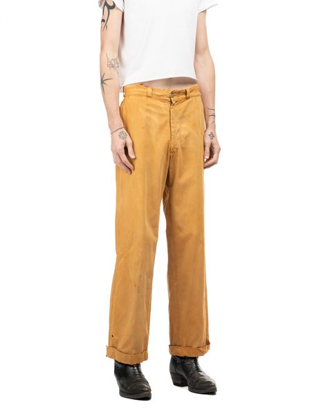 1950s Over-Dyed Sail Cloth Trousers