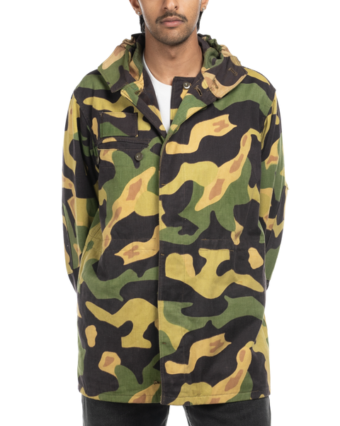 1960s Hooded Czech Salamander Camo Jacket