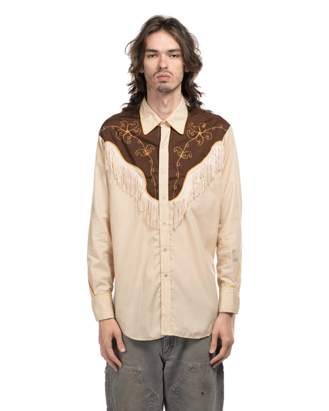 1970s Fringe Western Shirt