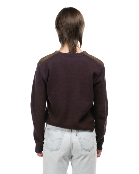 1960s Corduroy Paneled Cardigan