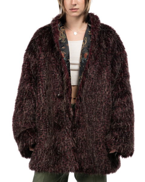 1970s Reversible Faux Fur Coat