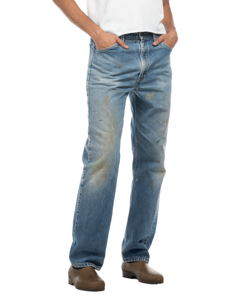 1990s Levi's 505 Orange Tab Denim