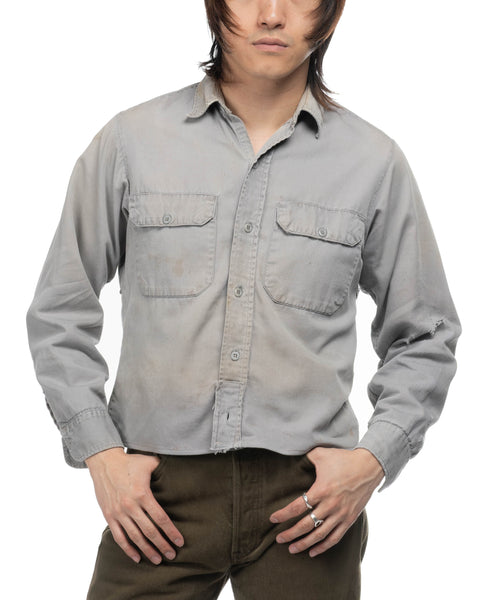 60's Boxy Big Mac Work Shirt - Medium