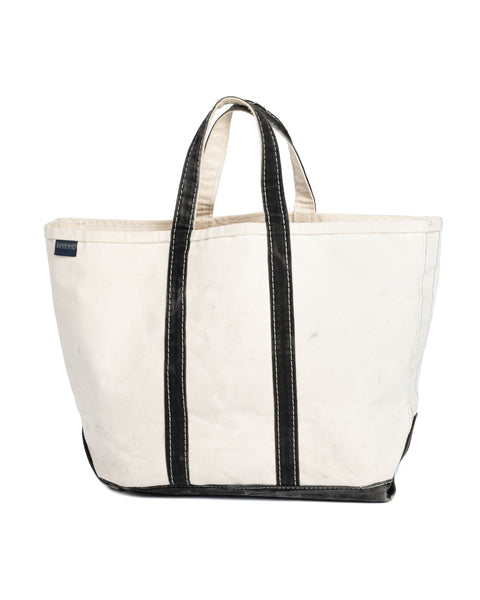 90's Lands End Canvas Tote - Large