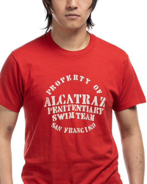 80's Alcatraz Swim Team Tee - Medium