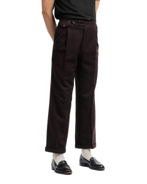70's Pleated Wool Trousers - 30" x 30"