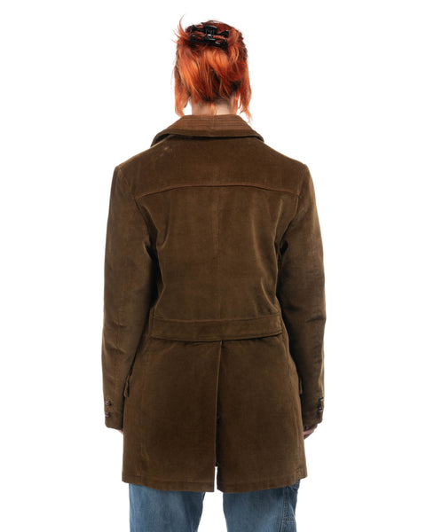 1960s Chocolate Corduroy Coat