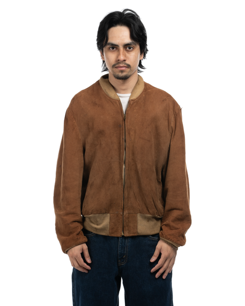 1960s Suede Bomber Jacket