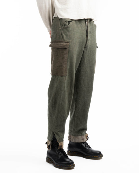 40’s Wool Military Trousers - 28” x 28.5”
