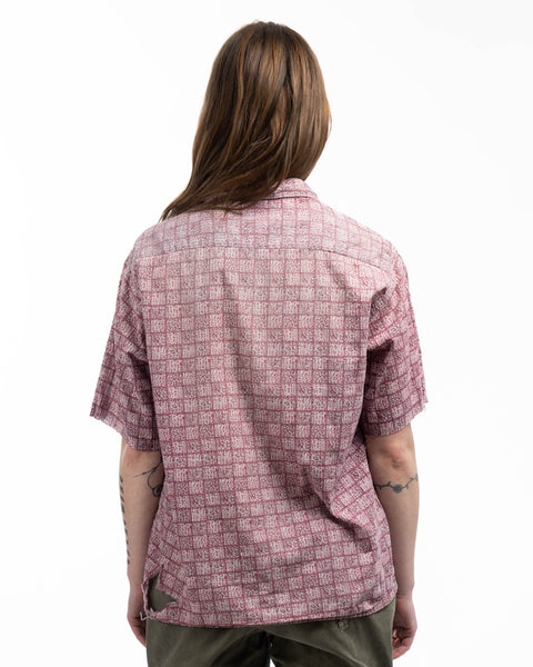 Faded Checkered Loop Collar - Large