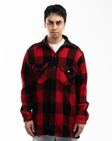 80's Long & Heavy LL Bean Flannel - XL