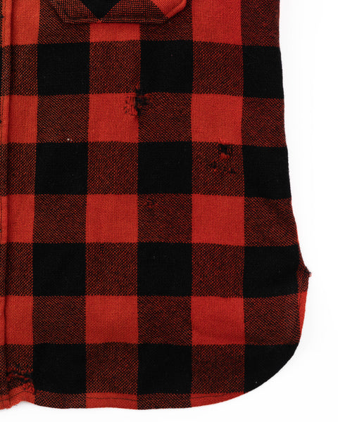 70’s Faded Button-Up Flannel - Large