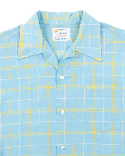 70’s Plaid Loop Collar - Large