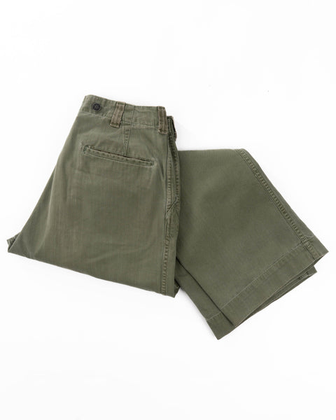 40’s HBT M-43 Field Trousers - 28-30” x 28.5”