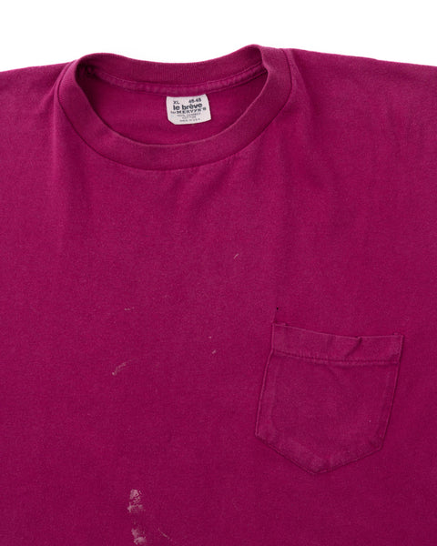 80’s Mervyn’s Magenta Pocket Tee - Large