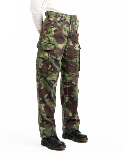 70’s Repaired DPM Camo Pants - 26” x 28”