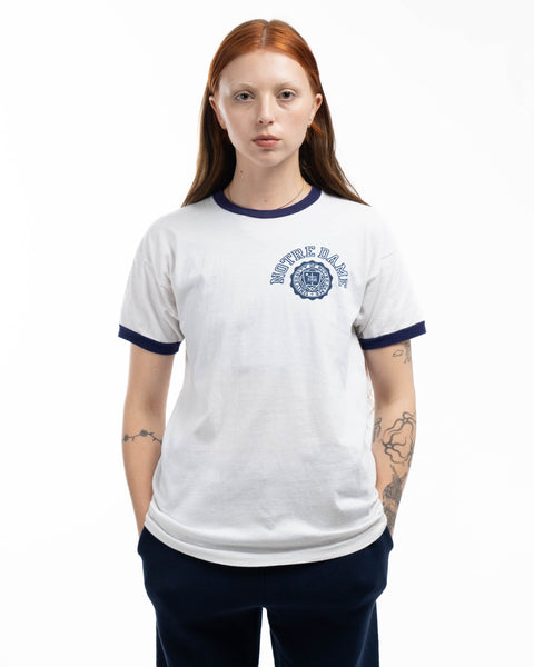 70’s Notre Dame Blue Bar Champion Tee - Large