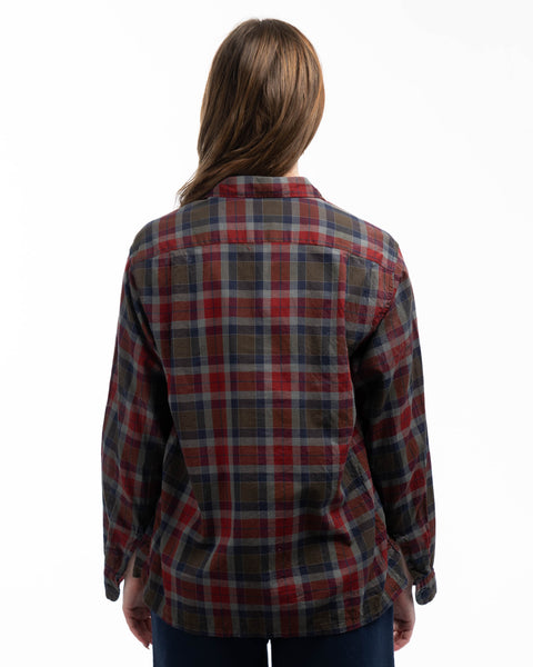 60's Towncraft Plaid Button-Up Shirt - Medium