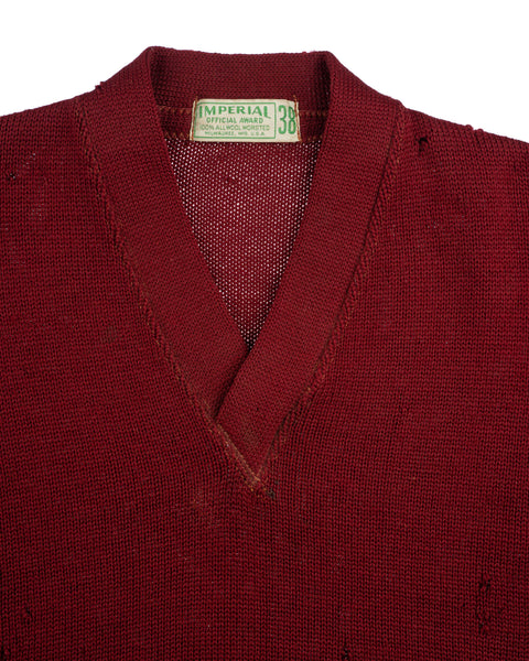 40's V-Neck Sweater - Small