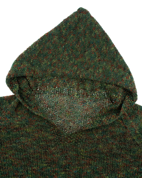 70's Hooded Knit Sweater - Medium