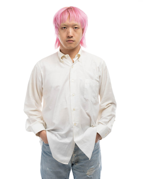 60’s Thrashed Manhattan Button-Down - Large