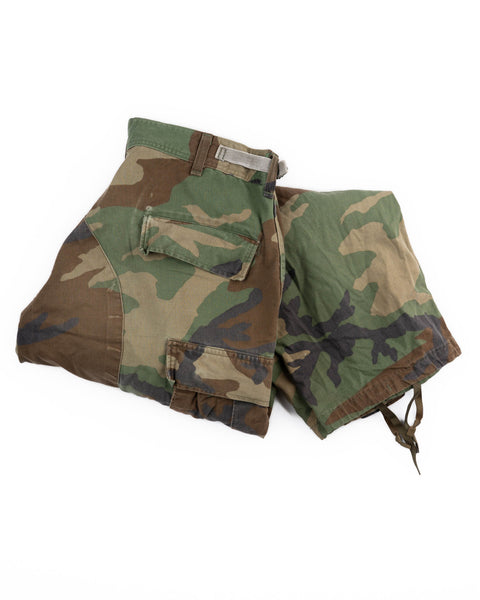 80’s Woodland Camo Pants - 32” x 28”