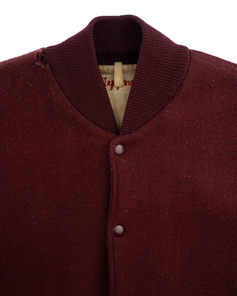 50’s Lasley Knitting Varsity Jacket - Large