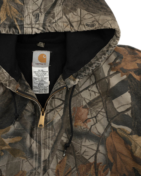 90's Carhartt Realtree Camo Hooded Jacket - Large
