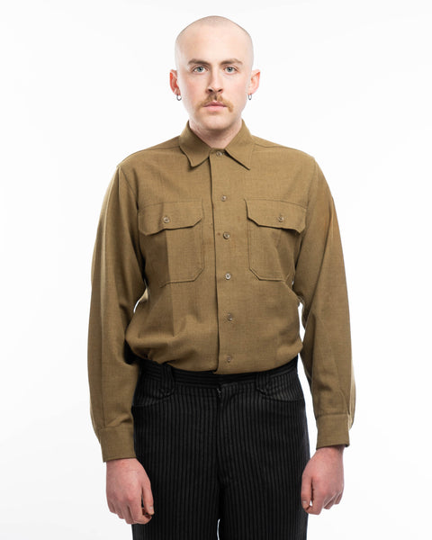WW2 Wool Button-Up Shirt - XL