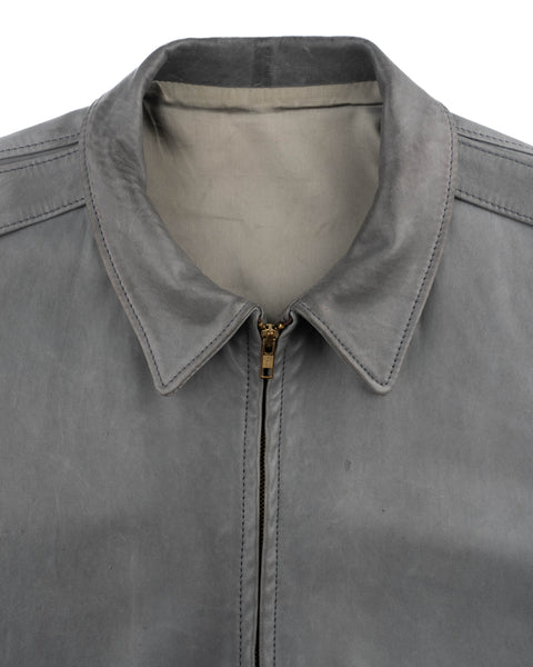80’s Leather Bomber - Large