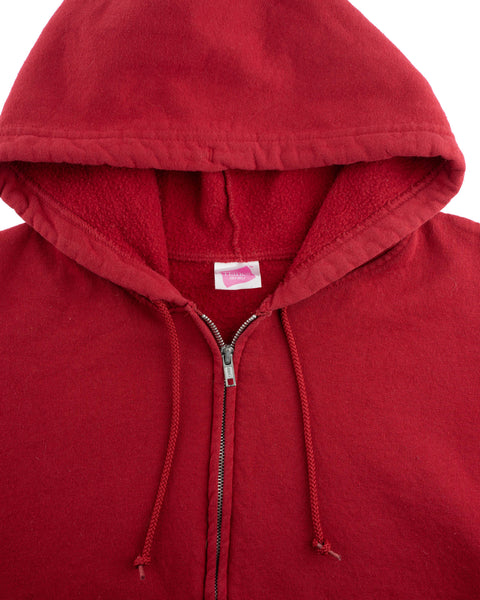 90's Hanes Zip-Up Hoodie - Small
