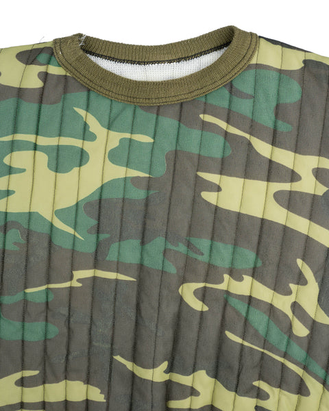 80’s Camo Thermal Sweatshirt - Medium