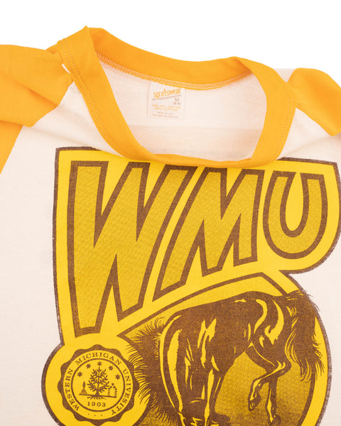 70’s WMU Raglan Tee - Medium