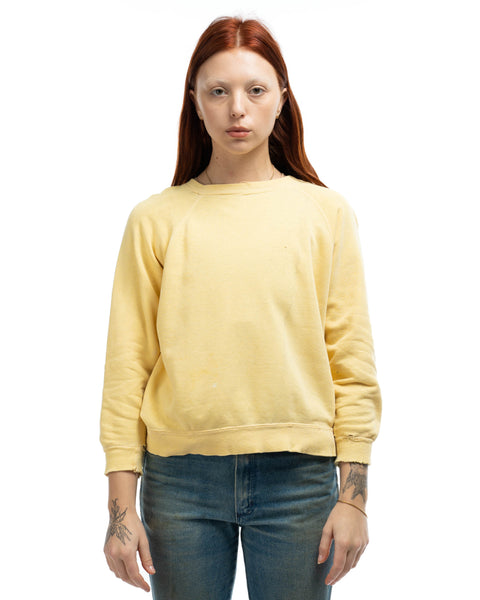 60's Lemon Raglan Sweatshirt - Medium