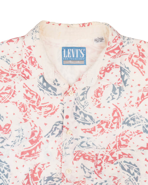 80’s Levi’s Floral Button-Up - XL