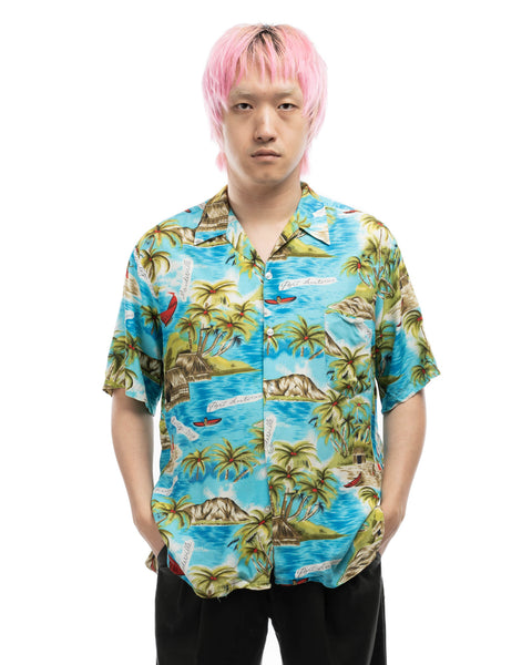 1970s Rayon Aloha Shirt