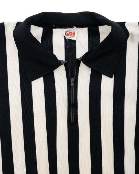 60’s Striped Quarter-Zip - Large