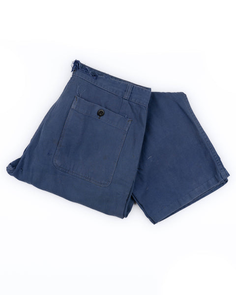 60's Thrashed French Work Trousers - 31” x 25”