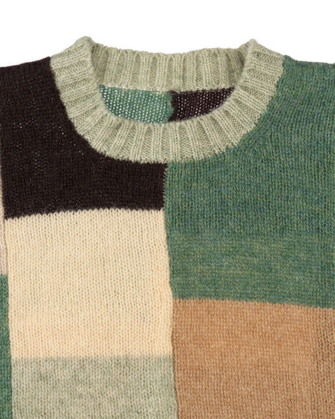 80’s Paneled Sweater - Large