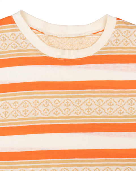 70’s Patterned Knit Tee - Medium