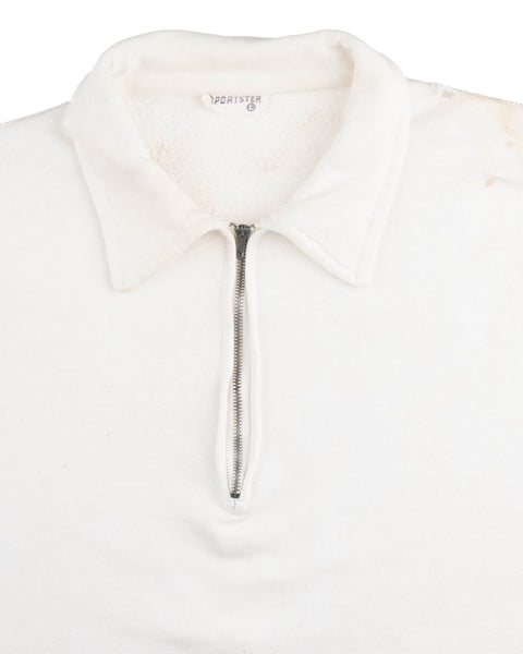 50's Thrashed Quarter-Zip Sweatshirt - Large