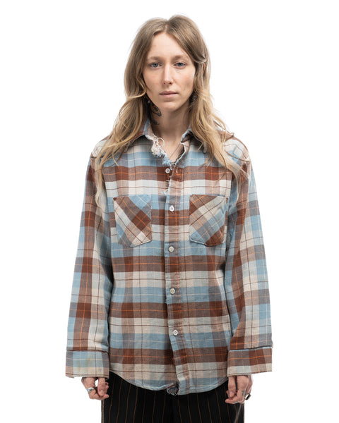 70’s Thrashed Big Mac Cotton Flannel - Small