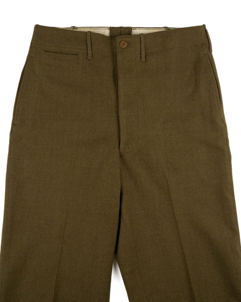 WW2 Wool Military Trousers - 31” x 29.5”