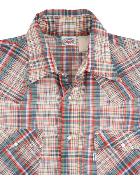 70’s Levi’s Pearl Snap Western Shirt - Medium