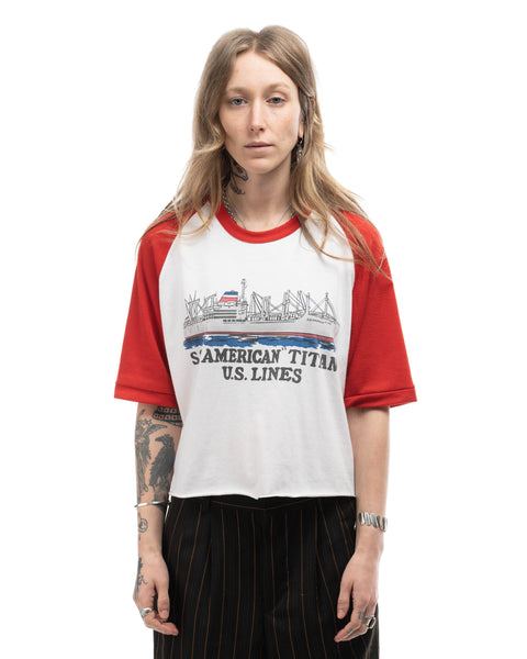 80’s SS American Tee - Small