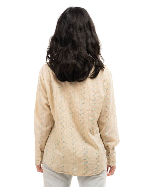 70’s Floral Western Shirt - Small